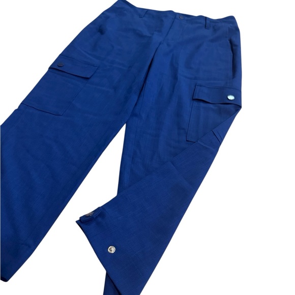 Liverpool Women's Royal Blue Cropped Cargo Pants - Picture 6 of 9